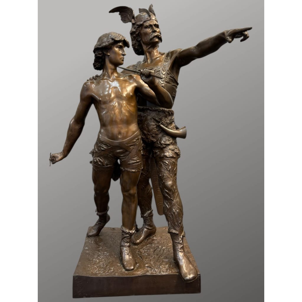 Sculpture – Pro Patria , Émile – Louis Laporte (1858-1907) – Bronze | Biron 