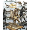 Sculpture – La Fantasia Arabe , Prosper Lecourtier (1851-1924) – Bronze | Biron 