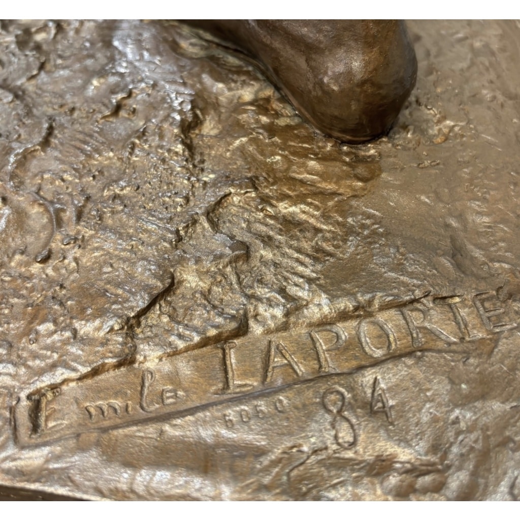 Sculpture – Pro Patria , Émile – Louis Laporte (1858-1907) – Bronze | Biron 