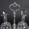 Huilier-Vinaigrier en Métal Argenté et Cristal Taillé – Époque Napoléon III, XIXᵉ Siècle | Biron 