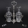 Huilier-Vinaigrier en Métal Argenté et Cristal Taillé – Époque Napoléon III, XIXᵉ Siècle | Biron 