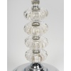Paire de Lampes Transparentes et Abat-Jour Blanc, Style Baccarat | Biron 