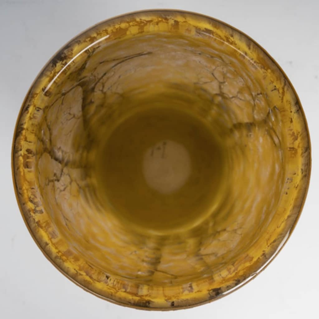 Daum Nancy :vase « arbres sous la neige « | Biron 