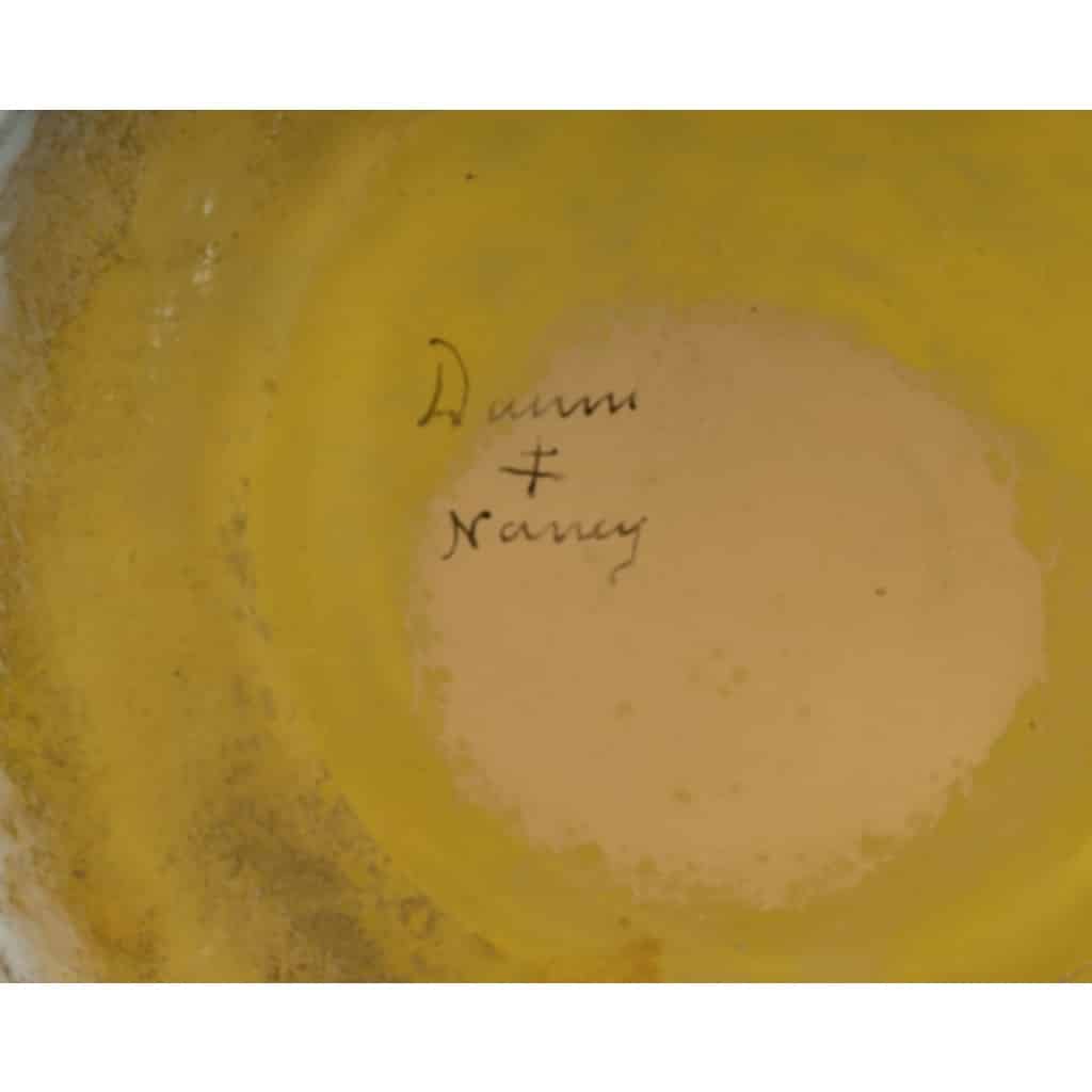 Daum Nancy :vase « arbres sous la neige « | Biron 