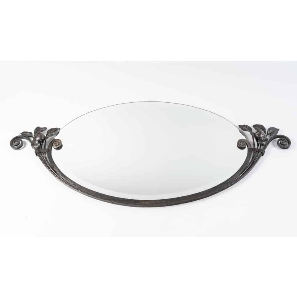 Paire de miroirs Art Déco en Fer Forgé, circa 1925 | Biron 