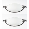 Paire de miroirs Art Déco en Fer Forgé, circa 1925 | Biron 
