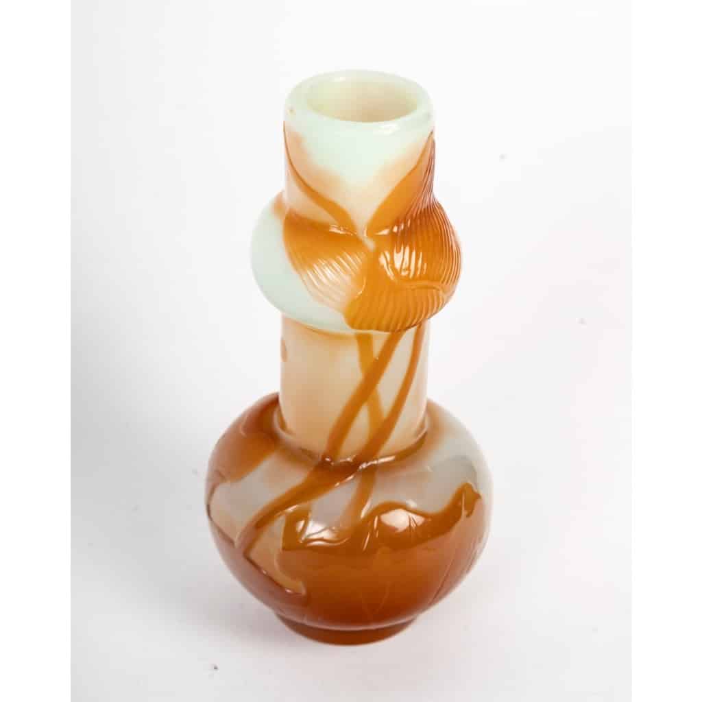 Émile GALLÉ (1846-1904) Vase dit « Verrerie de Pékin » | Biron 