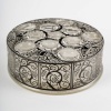 Boîte « Roger » verre blanc émaillé noir de René LALIQUE | Biron 