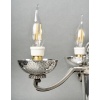 Paire de Candélabres Art Déco Moderniste métal argenté martelé de Jean DESPRES | Biron 