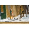 Serge Belloni (1925-2005) – La Rue des Saules sous la neige huile sur bois vers 1970 | Biron 