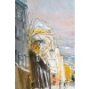 Serge Belloni (1925-2005) – La Rue des Saules sous la neige huile sur bois vers 1970 | Biron 