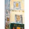 Serge Belloni (1925-2005) – La Rue des Saules sous la neige huile sur bois vers 1970 | Biron 