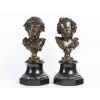 « Les Enfants de Bacchus » Paire de Putti en bronze, Fin du XIXème Siècle | Biron 