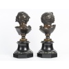 « Les Enfants de Bacchus » Paire de Putti en bronze, Fin du XIXème Siècle | Biron 