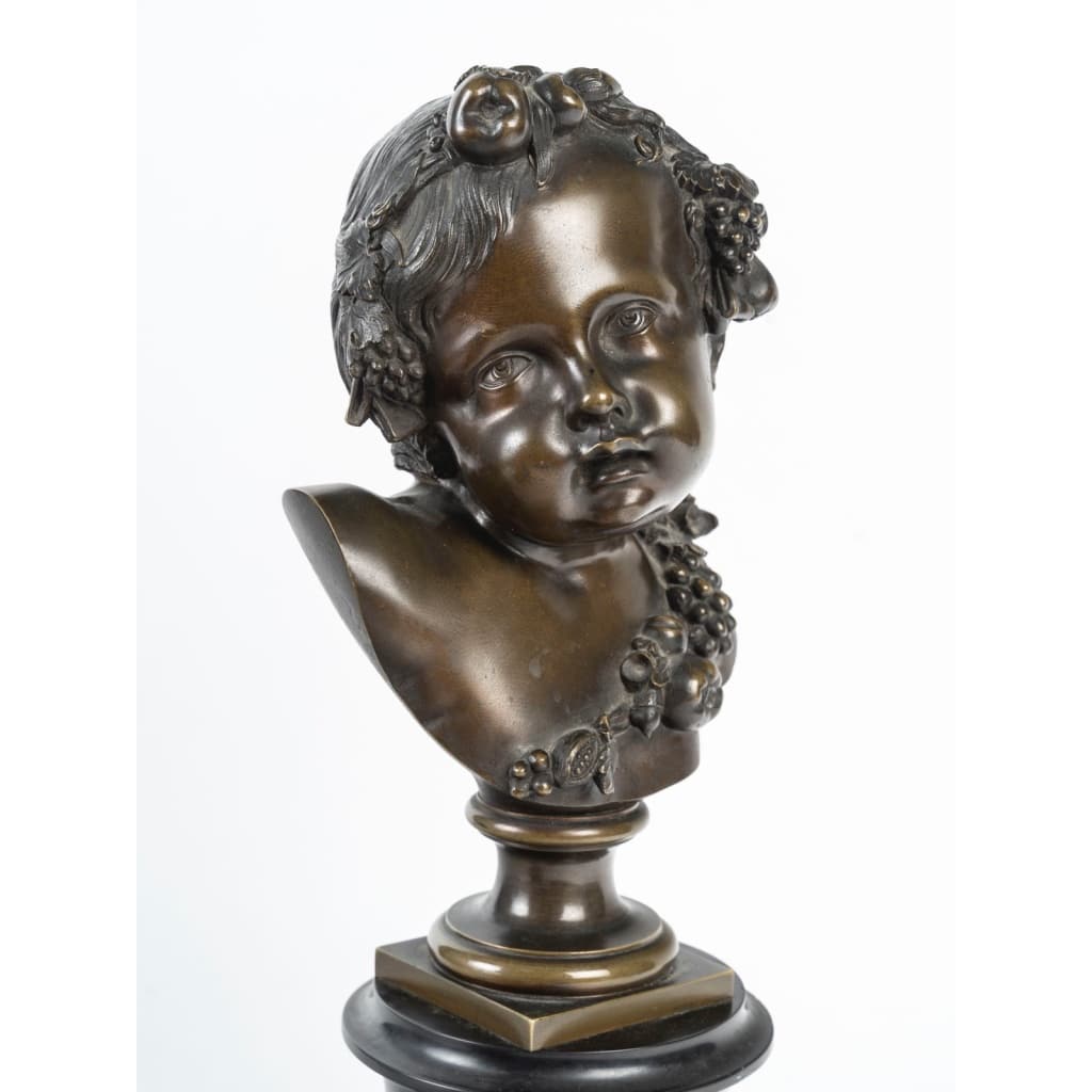 « Les Enfants de Bacchus » Paire de Putti en bronze, Fin du XIXème Siècle | Biron 