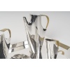 CHRISTOFLE – SABATTINI – Set Thé/Café Moderniste sur son plateau Argent Massif Circa 1957/1968 | Biron 