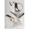 CHRISTOFLE – SABATTINI – Set Thé/Café Moderniste sur son plateau Argent Massif Circa 1957/1968 | Biron 