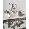 CHRISTOFLE – SABATTINI – Set Thé/Café Moderniste sur son plateau Argent Massif Circa 1957/1968 | Biron 