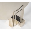 CLETO MUNARI – Chandelier moderniste à Sept bougies argent massif Circa 1980 | Biron 