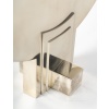 CLETO MUNARI – Chandelier moderniste à Sept bougies argent massif Circa 1980 | Biron 