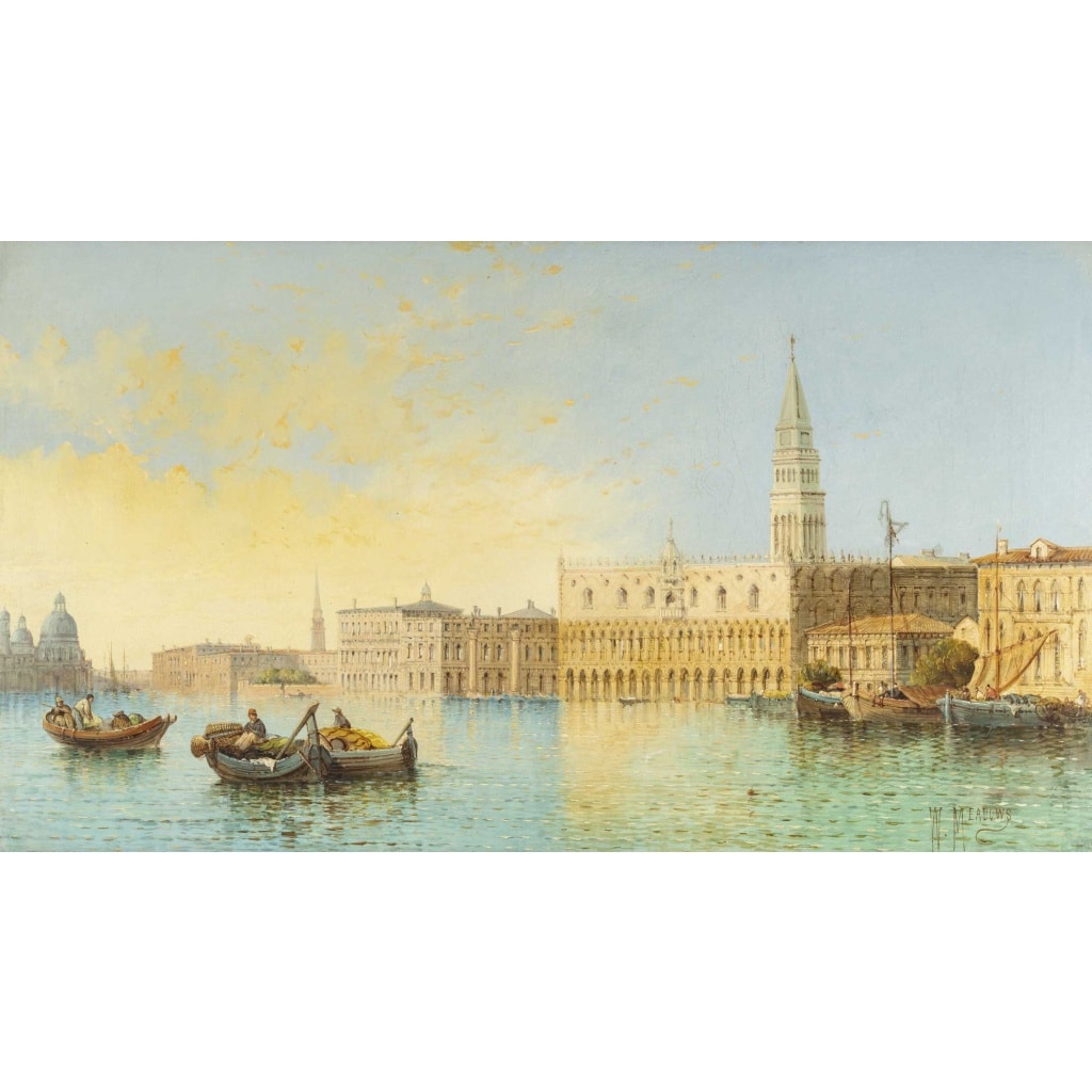 William MEADOWS 1825-1901 Le grand Canal de Venise | Biron 