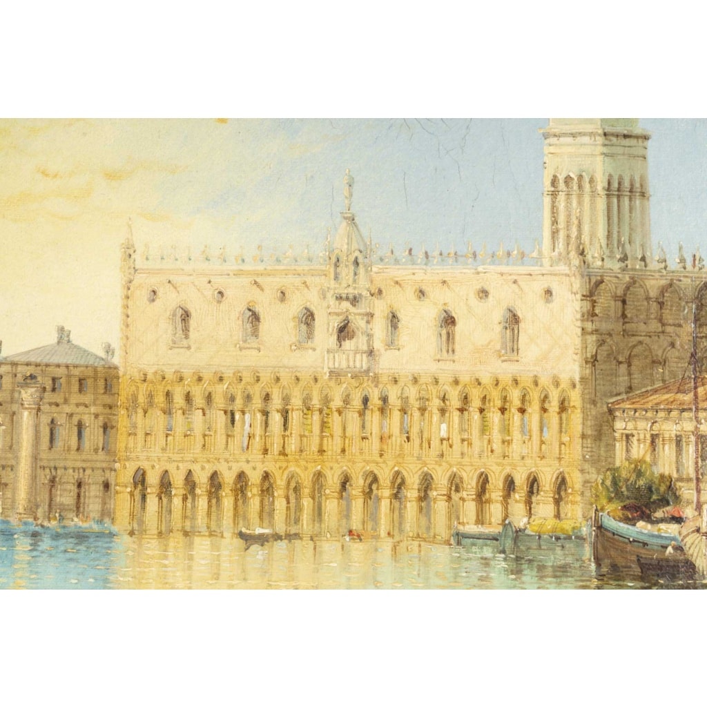 William MEADOWS 1825-1901 Le grand Canal de Venise | Biron 