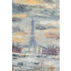 Serge Belloni (1925-2005) – La Place de la Concorde huile sur toile datée 1973 | Biron 
