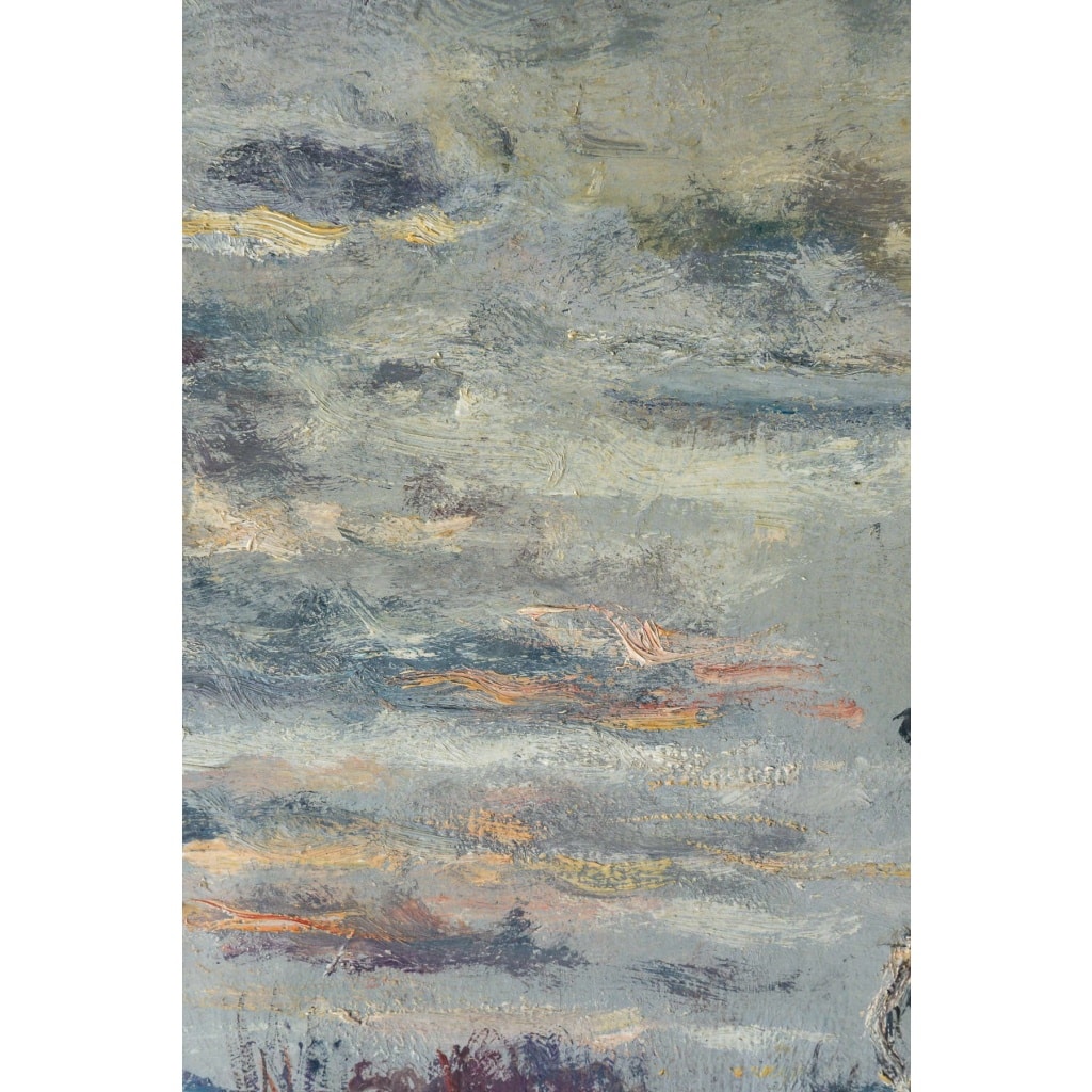 Serge Belloni (1925-2005) – La Place de la Concorde huile sur toile datée 1973 | Biron 