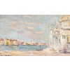 Serge Belloni (1925-2005) – Venise Vue Emblématique du Grand Canal huile sur toile vers 1979 | Biron 
