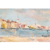 Serge Belloni (1925-2005) – Venise Vue Emblématique du Grand Canal huile sur toile vers 1979 | Biron 