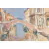 Serge Belloni (1925-2005) – Venise Vue de l’Hôpital San Giovanni Huile sur Toile vers 1980 | Biron 