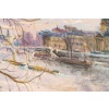 Serge Belloni (1925-2005) – Le Pont des Arts et l’Institut huile sur panneau vers 1980 | Biron 