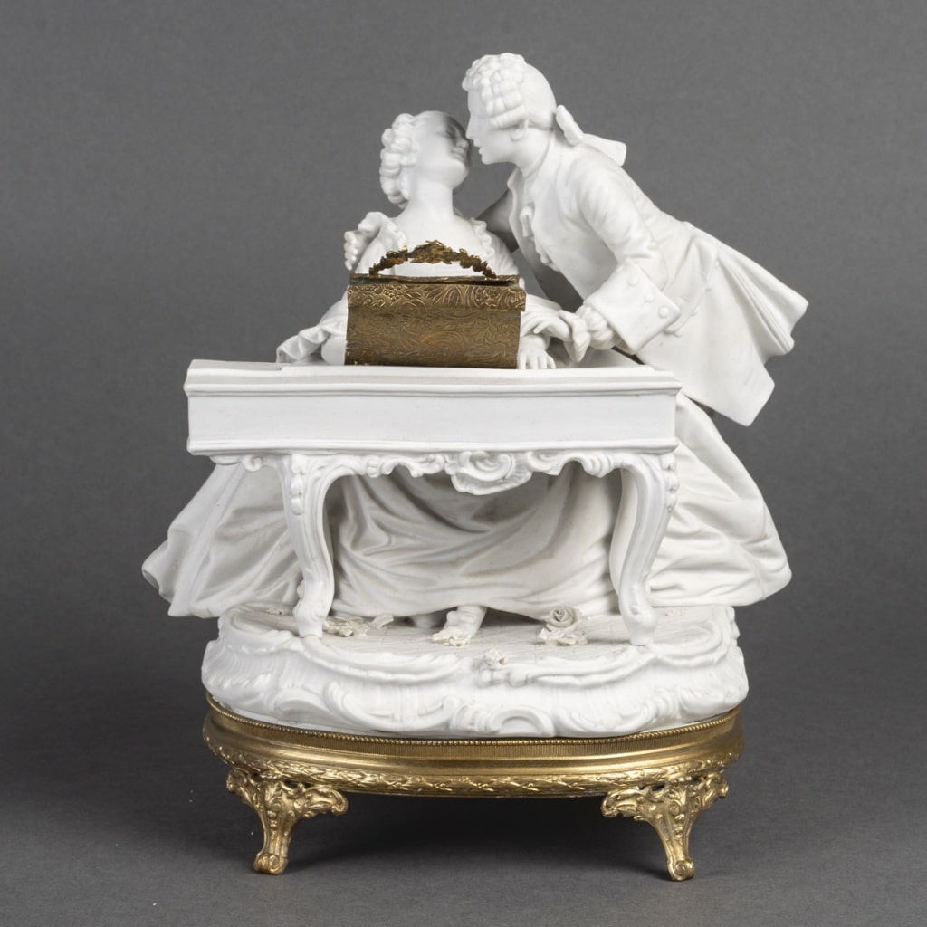 Une sculpture Romantic en biscuit, époque fin XIXè siècle | Biron 