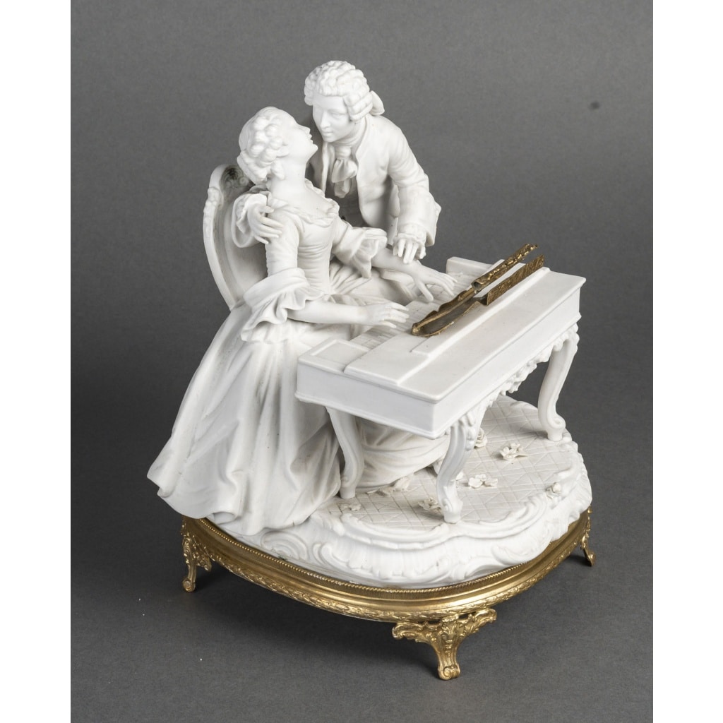 Une sculpture Romantic en biscuit, époque fin XIXè siècle | Biron 