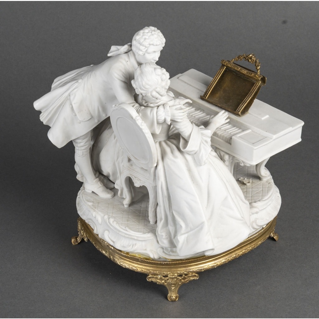 Une sculpture Romantic en biscuit, époque fin XIXè siècle | Biron 