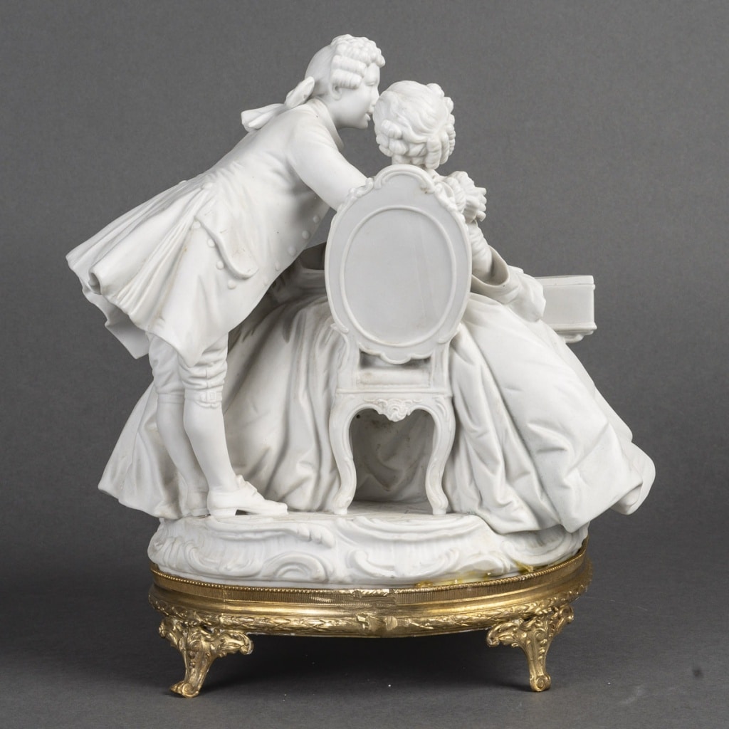 Une sculpture Romantic en biscuit, époque fin XIXè siècle | Biron 