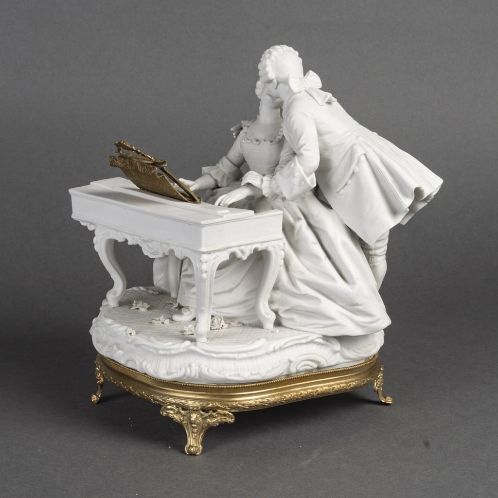 Une sculpture Romantic en biscuit, époque fin XIXè siècle | Biron 