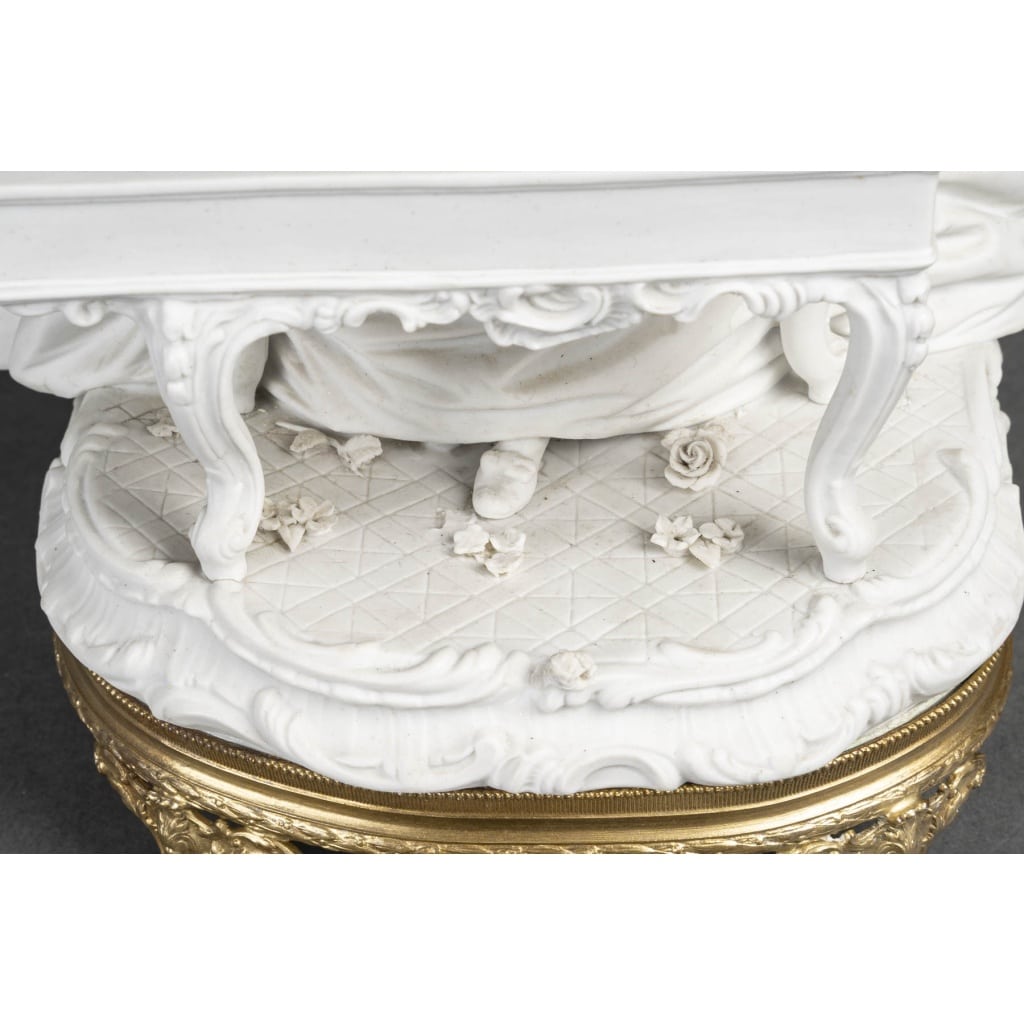 Une sculpture Romantic en biscuit, époque fin XIXè siècle | Biron 