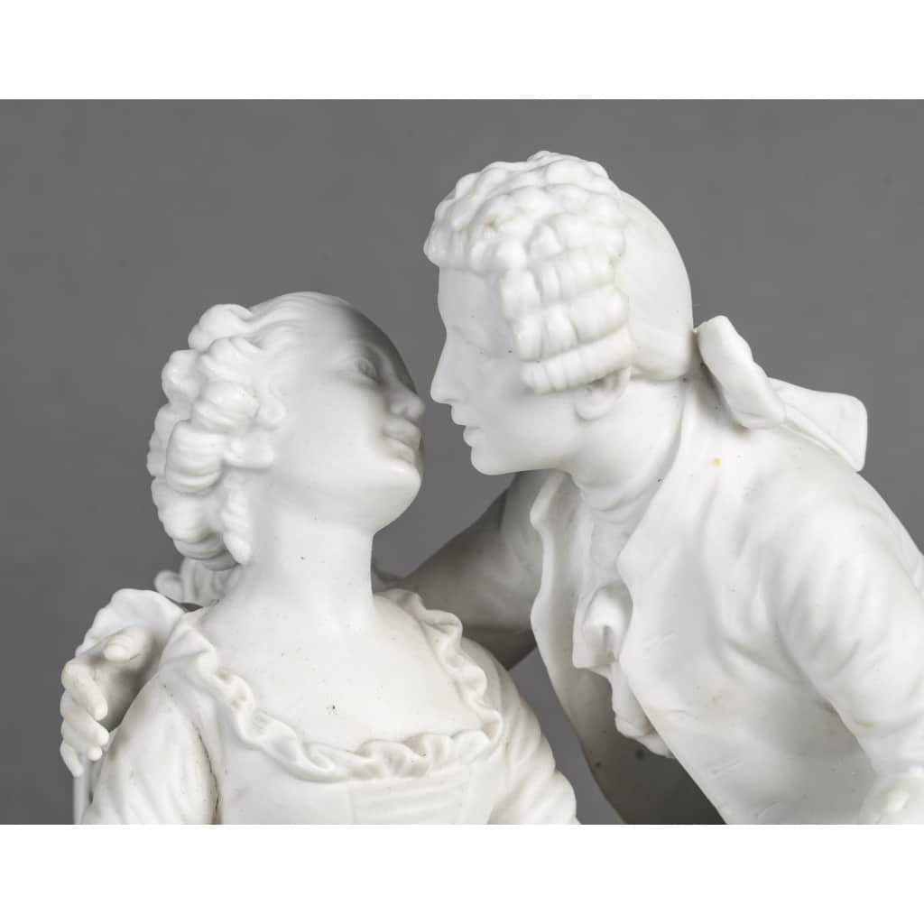 Une sculpture Romantic en biscuit, époque fin XIXè siècle | Biron 
