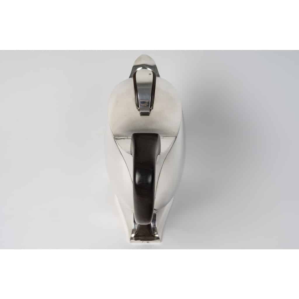 JEAN TETARD – Verseuse en argent massif ART DECO vers 1930 | Biron 