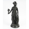 Magnifique bronze représentant la statue d’Athéna Parthénos d’après l’antique, patine brune, XIXe siècle | Biron 