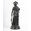 Magnifique bronze représentant la statue d’Athéna Parthénos d’après l’antique, patine brune, XIXe siècle | Biron 
