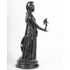 Magnifique bronze représentant la statue d’Athéna Parthénos d’après l’antique, patine brune, XIXe siècle | Biron 