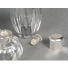 CHRISTOFLE/ BACCARAT – Ensemble de 5 flacons ART DECO circa 1930 | Biron 