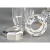 CHRISTOFLE/ BACCARAT – Ensemble de 5 flacons ART DECO circa 1930 | Biron 