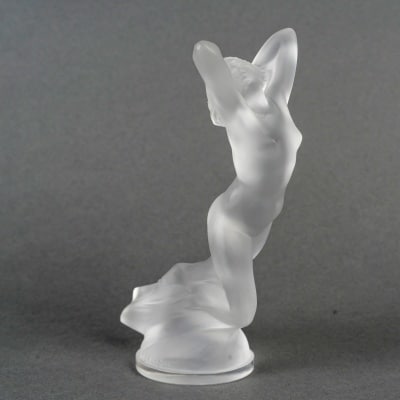 Mascotte Automobile "Vitesse" verre blanc de René LALIQUE