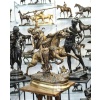 Sculpture – La Fantasia Arabe , Prosper Lecourtier (1851-1924) – Bronze | Biron 