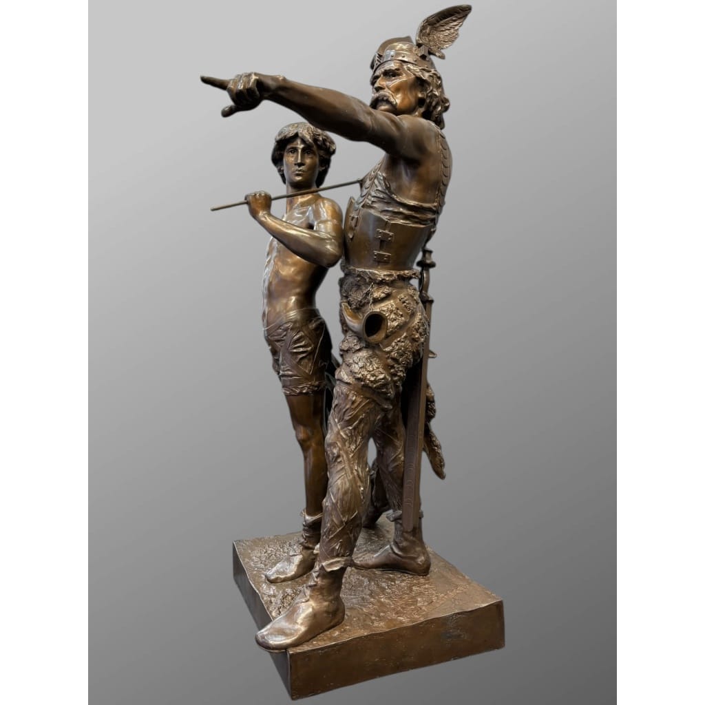 Sculpture – Pro Patria , Émile – Louis Laporte (1858-1907) – Bronze | Biron 