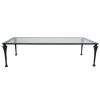 1960 Grande table basse en fer forgé par Maison Roche | Biron 