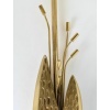 1970 Paire d’appliques de la Maison Charles en bronze et laiton doré. | Biron 